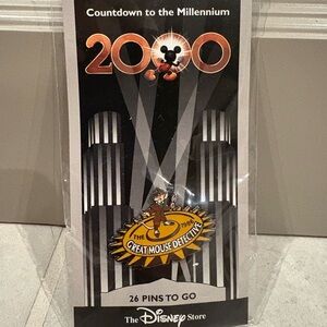 NWT• Disney “Countdown To The Millennium” Great Mouse Detective Collectible Pin